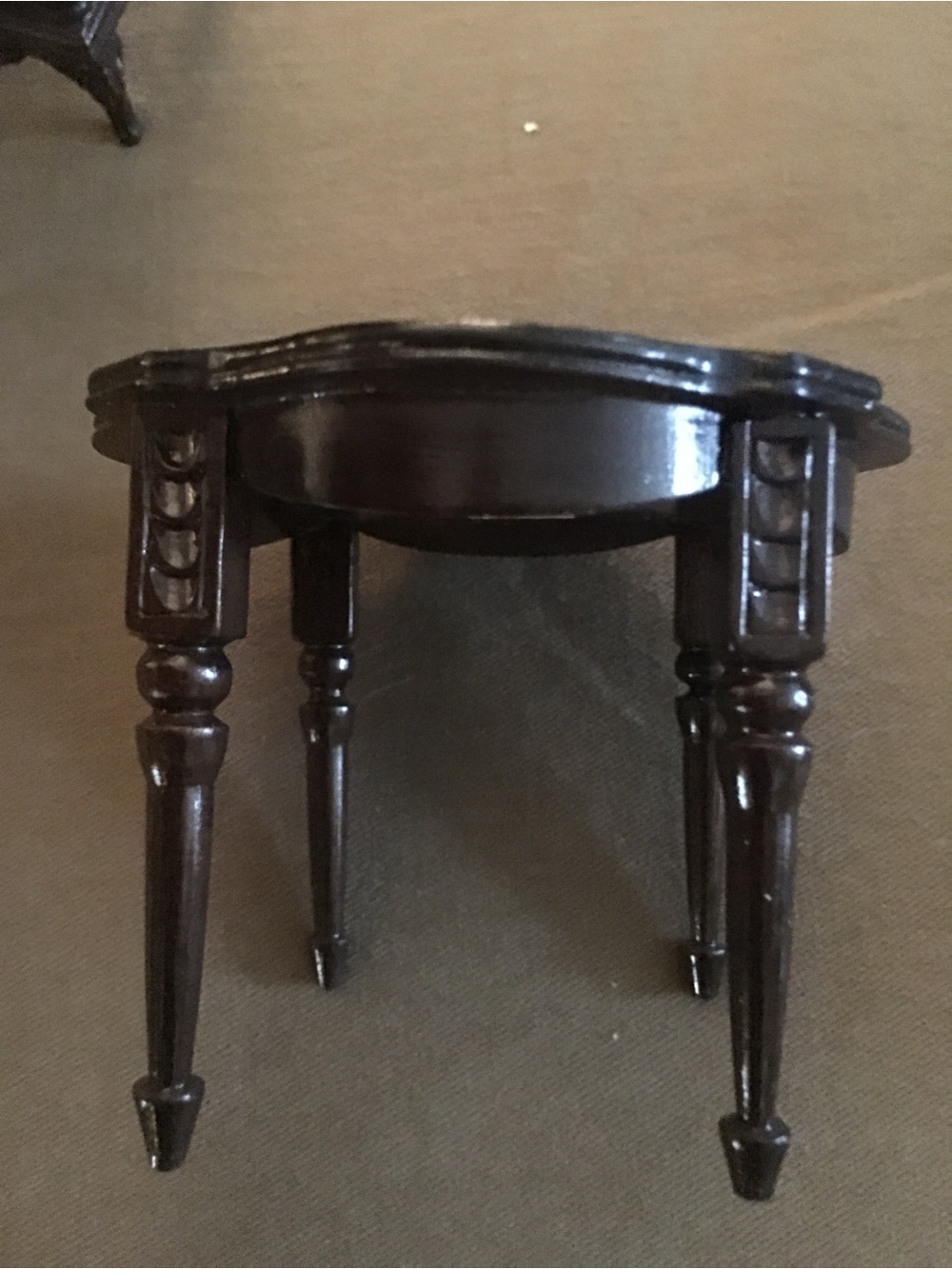Sonia Messer Breakfast Table Dollhouse Miniature Victorian Rococo Collection